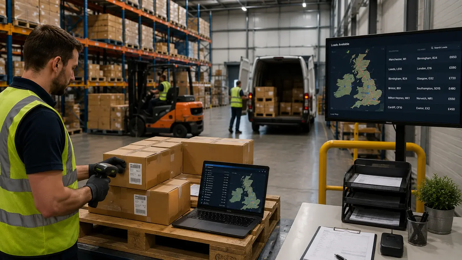 Driver using a mobile workflow to update status and upload proof of delivery